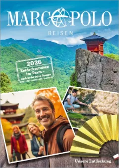 Marco Polo Entdeckerreisen Katalog für 2026.