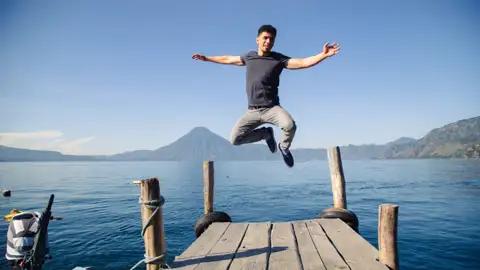 Auf unserer YOUNG LINE Rundreise durch Guatemala haben wir viele Gelegenheiten, tolle Fotos zu schießen - wie z. B. hier am Atitlánsee.