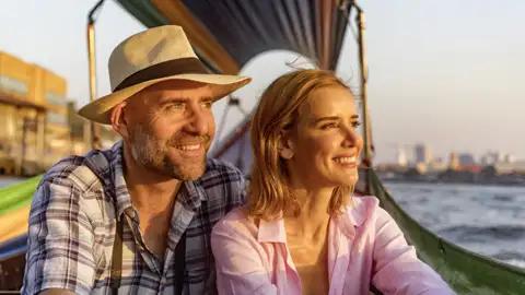 Auf der Marco Polo Reise in der Mini-Gruppe gibt es immer wieder die Möglichkeit, Bootsfahrten zu unternehmen.