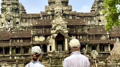 Ein Höhepunk Ihrer individuellen Rundreise durch Laos umd Kambodscha ist sicher der Besuch von Angkor Wat.