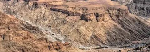 Luftaufnahme des Fish River Canyons