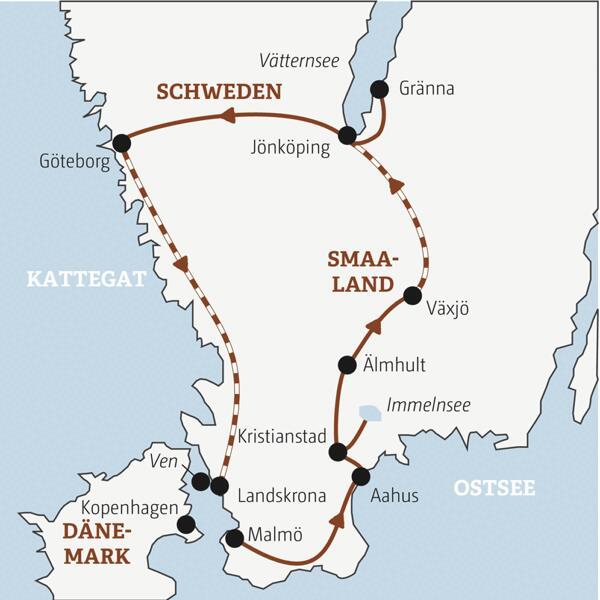 Auf dieser YOUNG LINE Rundreise ins sommerliche Schweden besuchen junge Traveller Malmö, Smaaland und Schonen.