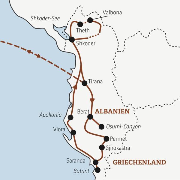 Auf dieser YOUNG LINE Reise durch Albanien lernen junge Traveller in der Gruppe alle wichtigen Highlights des Landes kennen.