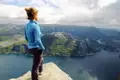 Ein erster Höhepunkt unserer YOUNG LINE Reise nach Norwegen  ist die Wanderung auf den Preikestolen