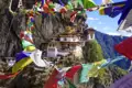 Bei Ihrer Rundreise durch Bhutan entdecken Sie das Tigernestkloster, dass hoch über dem Tal liegt. Der Legende nach erreichte Guru Rimponche das Kloster auf dem Rücken einer Tigerin, wir legen die Strecke zu Fuß zurück.