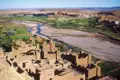 Blick vom höchsten Punkt des Wehrdorfs von Ait Benhaddou, wo schon viele Filme gedreht wurden, so zum Beispiel "Gladiator".