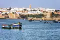 Blick auf den Hafen und die Altstadt von Rabat