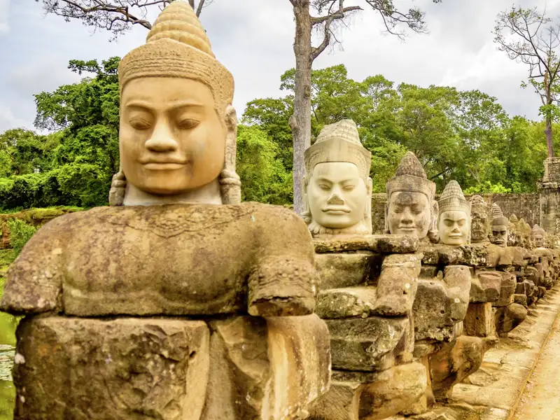 Für den Besuch von Angkor lassen wir uns genügend Zeit.