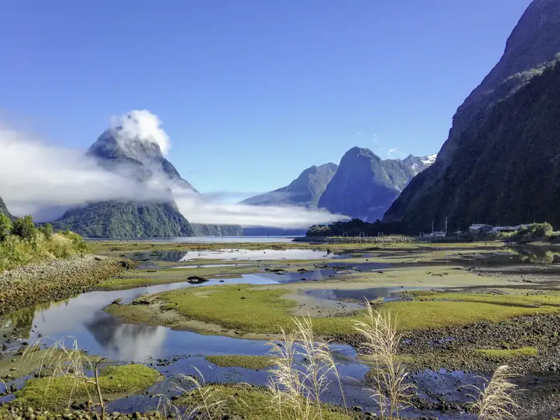 Der wohl berühmteste Fjord Neuseelands steht natürlich auch auf dem Programm unserer YOUNG LINE TRAVEL Rundreise durch Neuseeland.