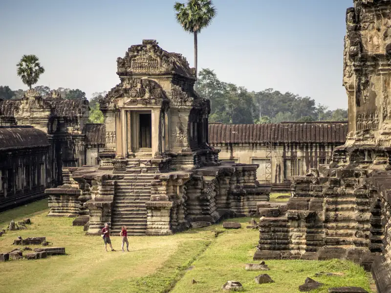 Auf Ihrer Marco Polo Rundreise besuchen Sie auch das größte Sakralbauwerk der Erde - Angkor Wat.