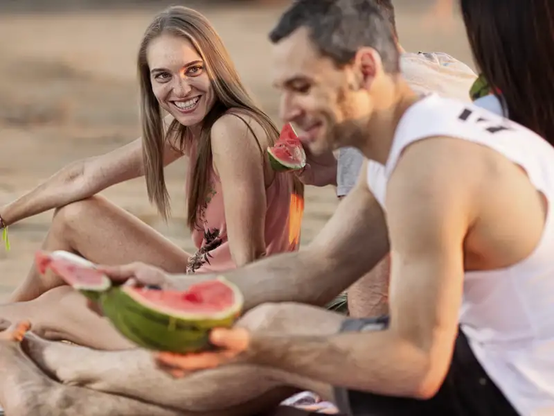 Nette Menschen kann man bei unserer Marco Polo Reise in der kleinen Gruppe nach Ägypten treffen.