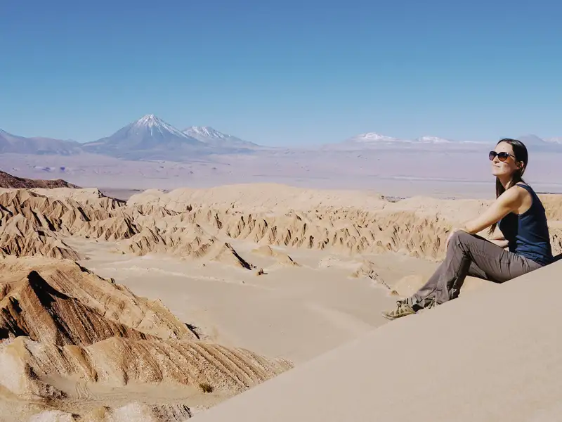 Auf unserer YOUNG LINE Rundreise durch Chile besuchen wir die Wüste San Pedro de Atacama - heiß, trocken, aber unglaublich beeindruckend!