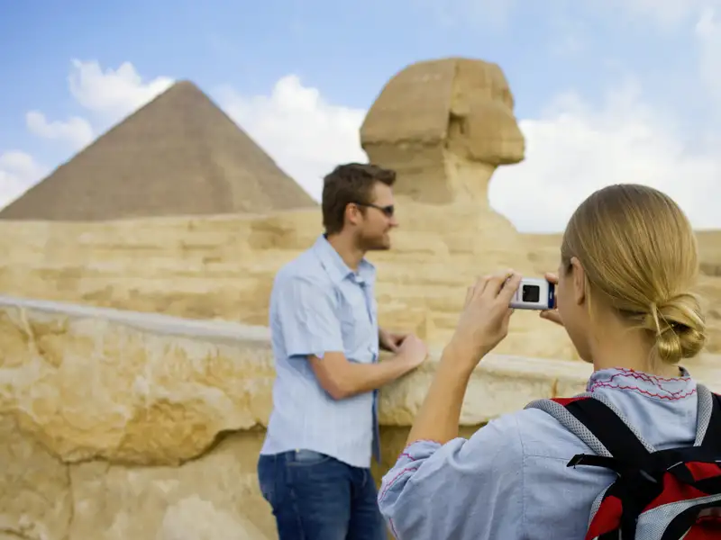 Ihre Individualreise durch Ägypten beginnt in Kairo mit dem Besuch von Pyramiden und Sphinx in Gizeh.