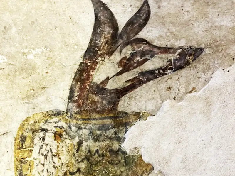 Anubis gilt als der Wächter des Totenreichs und wird meist mit einem Hunde- oder Schakalkopf dargestellt.