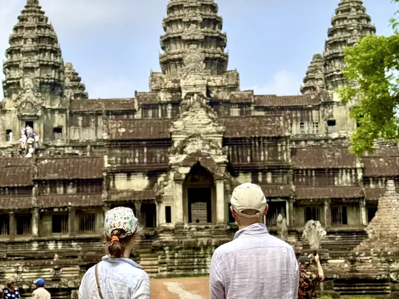 Ein Höhepunk Ihrer individuellen Rundreise durch Laos umd Kambodscha ist sicher der Besuch von Angkor Wat.