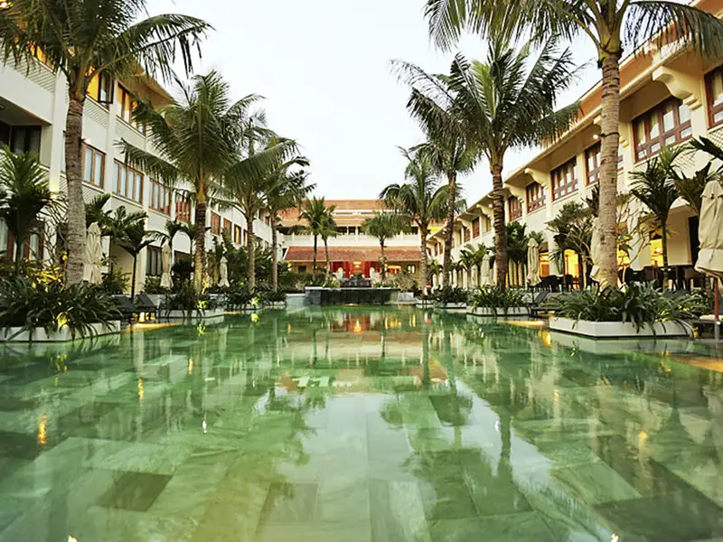 Wenn Sie auf Ihrer individuellen Rundreise durch Vietnam die Hotelkategorie Premium gebucht haben, übernachten Sie in Hoi An im Almanity Resort.