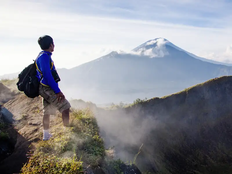 Auf Ihrer inividuellen Rundreise durch Java und Bali erleben Sie beeindruckende Berglandschaften mit Vulkanen.