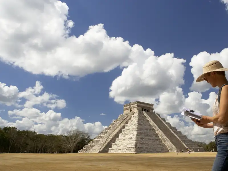 Auf Ihrer individuellen Reise durch Mexiko kommen Sie auch nach Chichén Itzá und erkunden die Mayaruine mit Ihrem Scout.