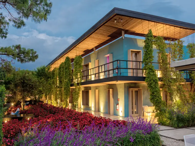 Wenn Sie auf Ihrer individuellen Reise durch Mexiko die Kategorie Luxus-Hotels gebucht haben, übernachten Sie in San Cristóbal im Hotel Bo.