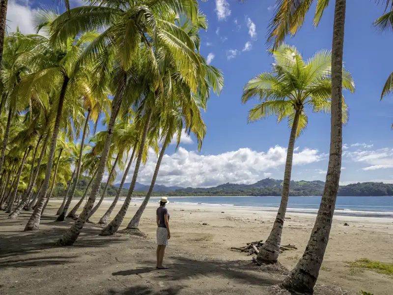 Ihre individuelle Mietwagen-Rundreise durch Costa Rica führt an der Pazifikküste entlang, wo Sie an den Stränden relaxen und baden können.