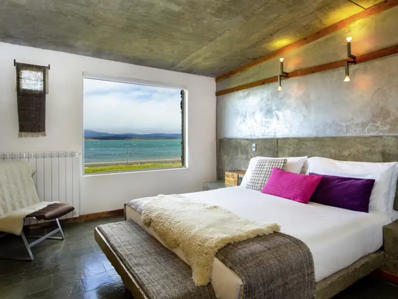 Wenn Sie auf Ihrer individuellen Reise nach Chile die Kategorie Premium-Hotels buchen, dann übernachten Sie in Puerto Natales im Hotel Altiplanico Sur.