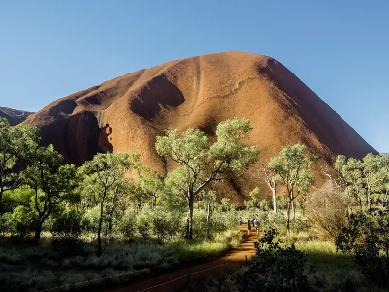 Der Besuch des Uluru in der Northern Territory ist ein Teil Ihrer individuellen Reise durch Australien.