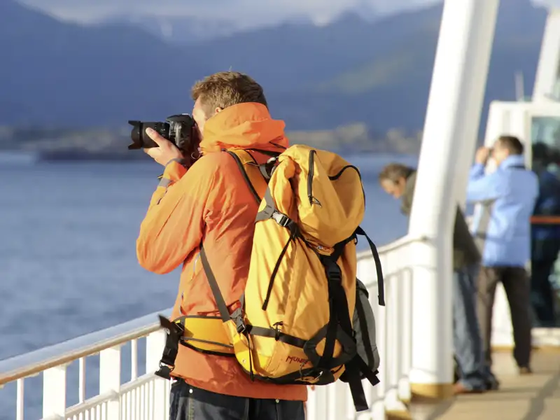Bei Ihrer Reise haben Sie Gelegenheit vom Schiff aus herrliche Bilder zu machen.