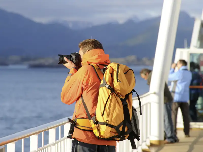 Bei Ihrer Reise haben Sie Gelegenheit vom Schiff aus herrliche Bilder zu machen.