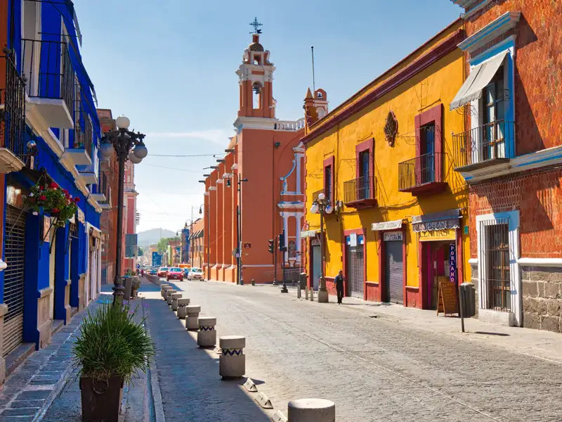 Wir erkunden mit dem Marco Polo Guide die Altstadt von Puebla