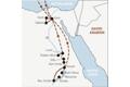Reisekarte der Marco Polo Mini-Gruppen-Reise Ägypten mit den wichtigsten Stationen der Reise.