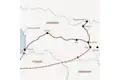 Die Route unserer Rundreise in der Mini-Gruppe durch Georgien startet in Tiflis, führt in die Bergwelt des Großen Kaukaus, dann über Gori nach Kutaissi und am Ende nach Batumi am Schwarzen Meer.