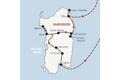 Die Rundreise mit YOUNG LINE nach Sardinien führt von der Costa Smeralda im Norden über Cala Gonone, Alghero und Barumini nach Cagliari im Süden.