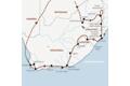 Diese Rundreise  führt Sie von Johannesburg zum Krügerpark, nach Eswatini und in die Drakensberge nach Lesotho und weiter über die Gartenroute nach Knysna und Kapstadt.