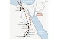 Reisekarte der Marco Polo Mini-Gruppen-Reise Ägypten mit den wichtigsten Stationen der Reise.