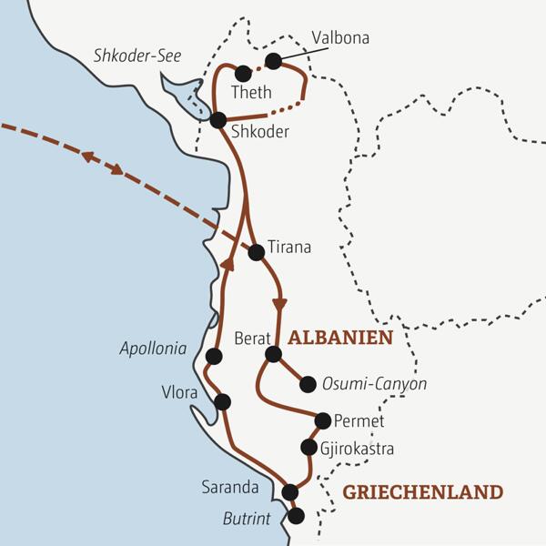 Auf dieser YOUNG LINE Reise durch Albanien lernen junge Traveller in der Gruppe alle wichtigen Highlights des Landes kennen.