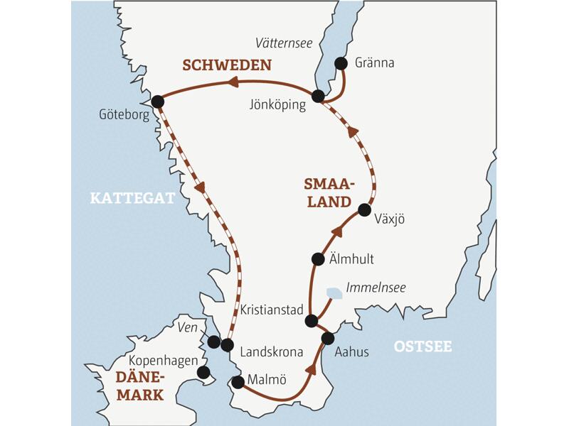 Auf dieser YOUNG LINE Rundreise ins sommerliche Schweden besuchen junge Traveller Malmö, Smaaland und Schonen.