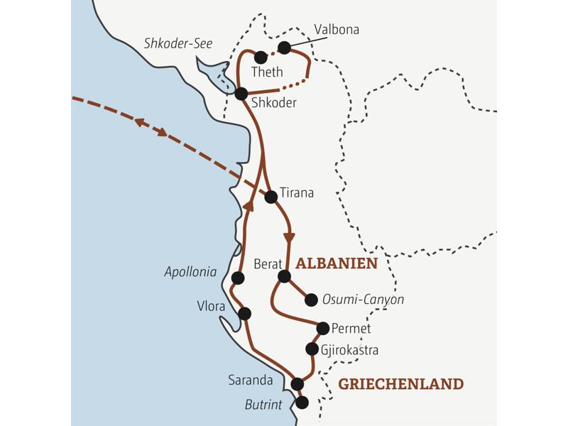 Auf dieser YOUNG LINE Reise durch Albanien lernen junge Traveller in der Gruppe alle wichtigen Highlights des Landes kennen.