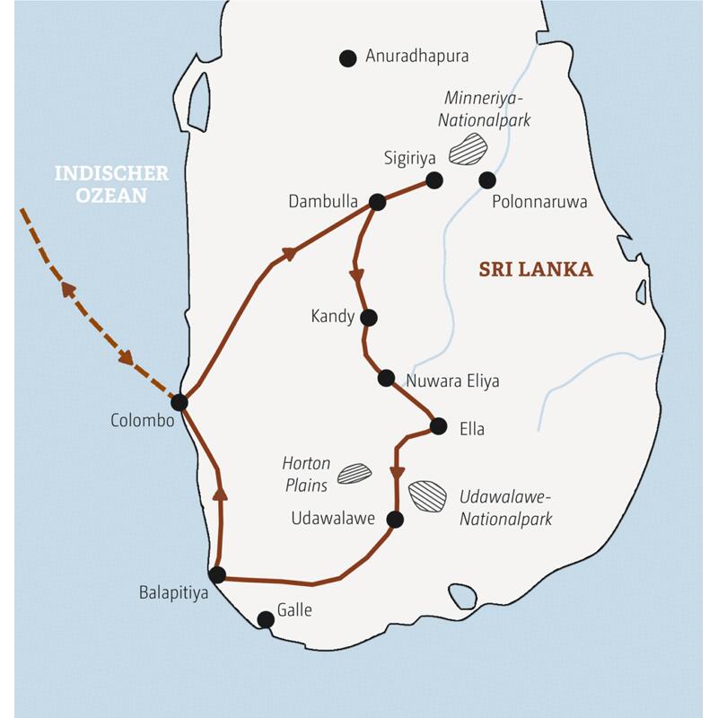 Auf unserer Marco Polo Top Preis Reise nach Sri Lanka erlebin wir Natur und Kultur, Kulinarik und Entspannung am Strand